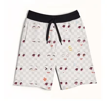 Настоящие американские размеры аниме Emotion Eyes 3D сублимационный принт модные мужские спортивные шорты с струной