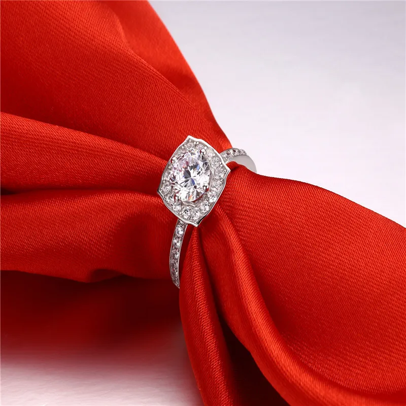 

Design New Style Flower Fairy Point Women's Ring 925 Sterling-Style Fashion Female Ring