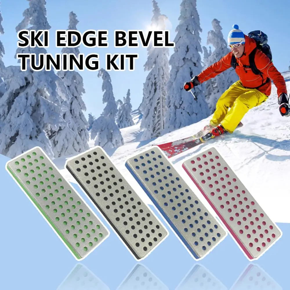 Bevel-Tuning-Kit Snowboard Ski-Edge Polish-Repair Portable 4pcs Wear-Resistant-Edge-Care-Kit