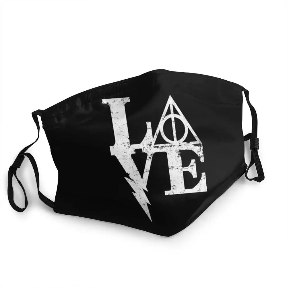 

DIY funny pattem print grimace ghost Cotton washable reusable Harry Love-Potter