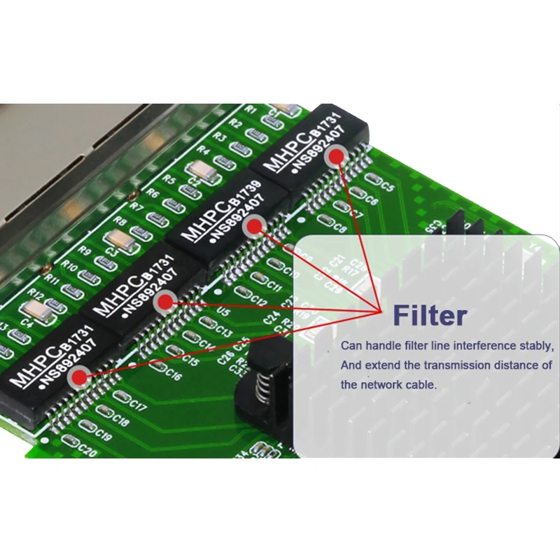 Сетевые карты Lan Карта Ethernet сетевой адаптер Ethernet Lan адаптер Сетевая карта 4 порта Rj45 Pci Express бесплатный интернет 4,9