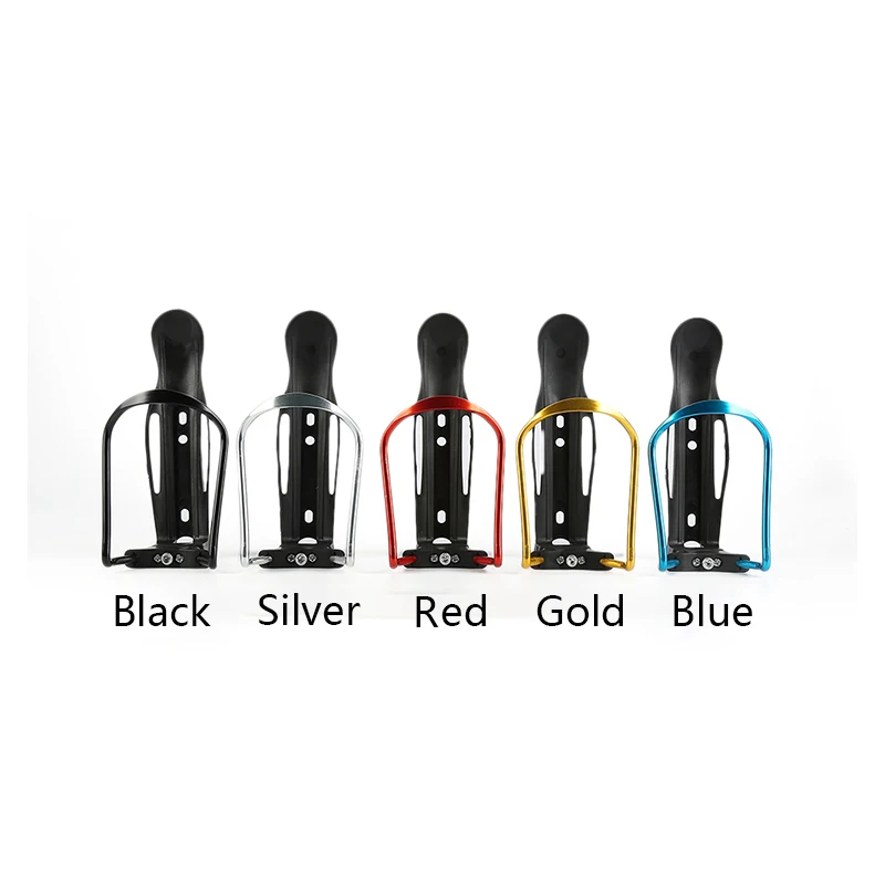 Creative Practical Colorful Aluminum Alloy Bicycle Kettle Holder Bottle Cage Adjustable Mtb Road Bike Mounted Water Bottle Clips