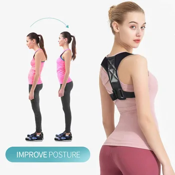 

Medical Adjustable Clavicle Posture Corrector Men Woemen Upper Back Brace Shoulder Lumbar Support Belt Corset Posture Correction