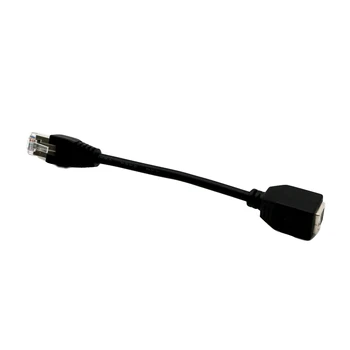 

1x CAT5 RJ45 Ethernet LAN Network Male to USB 2.0 B Female Jack Printer Adapter Connector Cable Cord 15cm