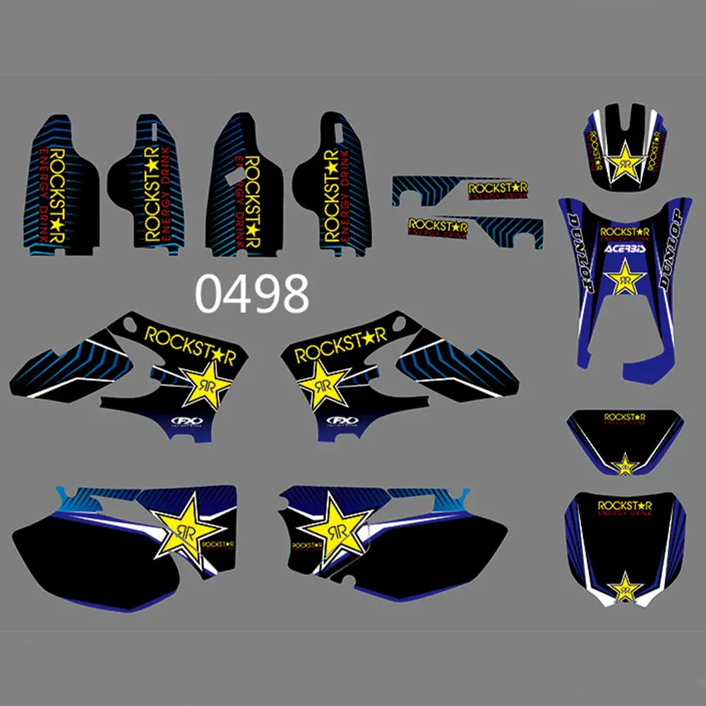 

for YAMAHA WR250F WR450F 2005-2006 Full Graphics Decals Stickers Kit Custom Number Name Glossy Stickers Waterproof