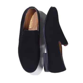 

SliUNN slip on Loafers Suede Dress Loafers for Men Noble Comfortable Pure Color Fashion Driving Boat Moccasins Casual Shoes