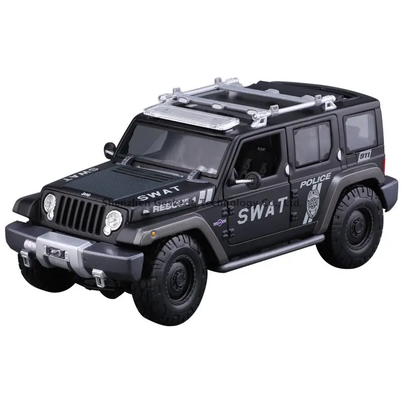Maisto 1:18 Jeep полицейский автомобиль автомобильный брелок для автомобильных ключей