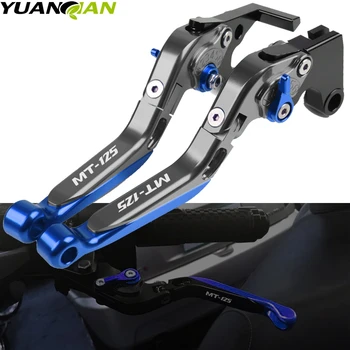 

CNC Motorcycle Accessories Folding Extendable Adjustable Brakes Clutch Levers For YAMAHA MT125 MT 125 MT-125 2015-2018 MT-125