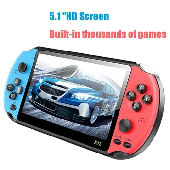 

X12p Handheld Game Console 8G 32/64/128 Bit HD Color LCD Screen 3000+ Games Kid Video Retro Portable Game Player on TV