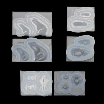 

Cute Mini Size 3D Pet Pig Goldfish Silicone Mold Epoxy Resin Molds Jewelry Tools