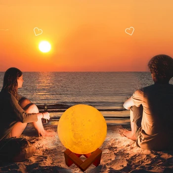 

Top Deals 880Ml Usb Ultrasonic Aroma Air Humidifier with 3D Moon Lamp Light Oil Aroma Essential Diffuser Air Mist for Bedroom De