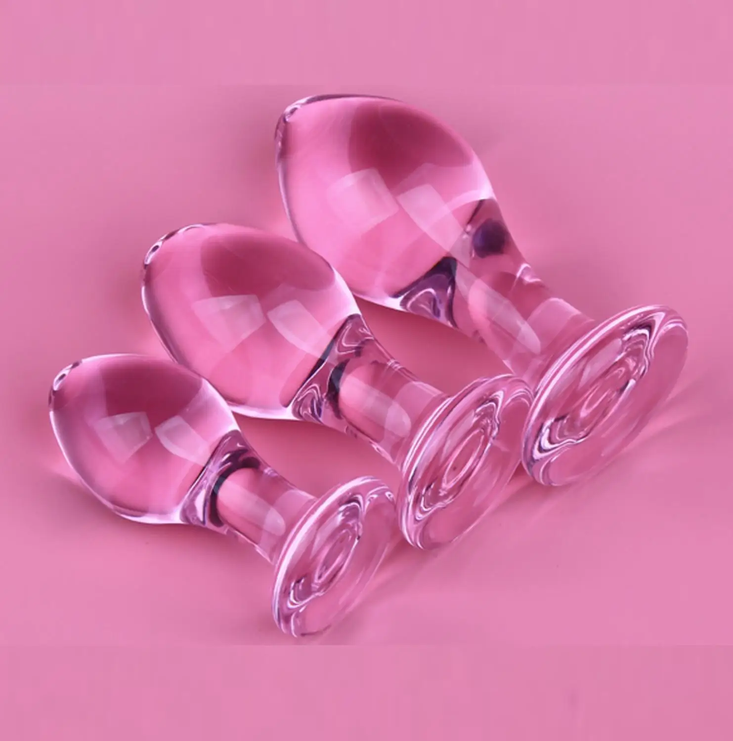 S M L Crystal Butt Plug Vagina Ball Big Pyrex Glass Anal Dildo Bead Fake Penis Adult Masturbate Sex Toys For Women Men Gay | Красота и