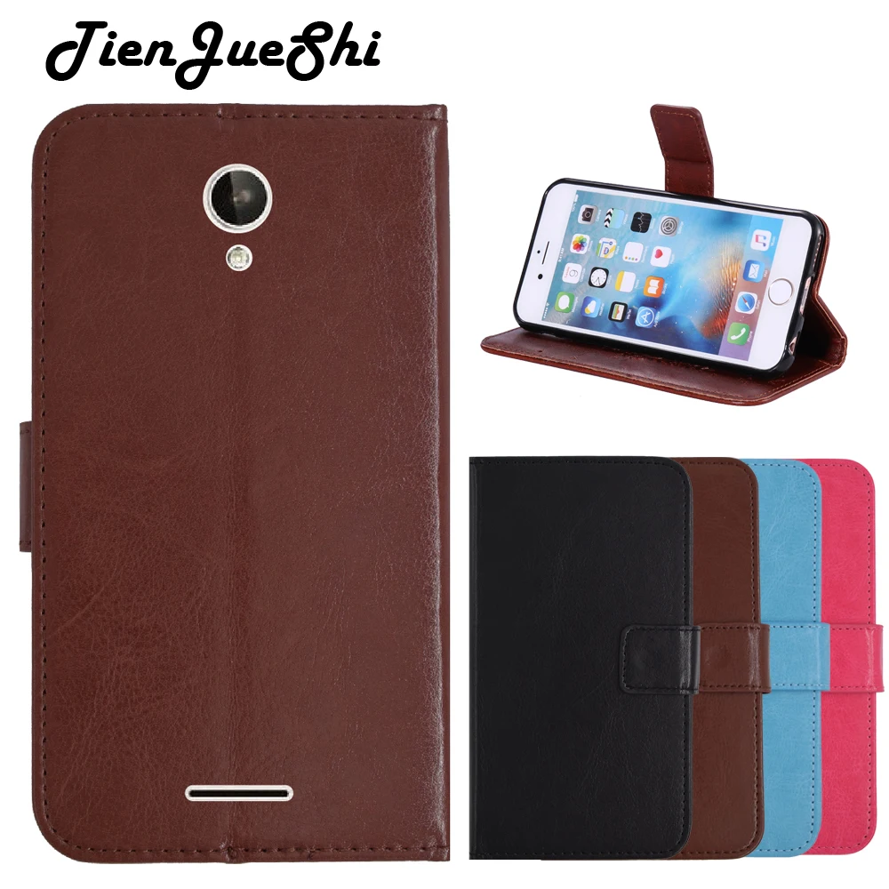 TienJueShi ПУ флип силиконовый кожаный чехол кошелек Etui защитный для кожи Telstra 4GX Plus Spark