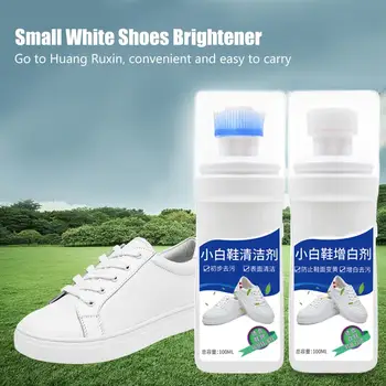 

Wonderlife 100ML White Shoe Cleaner Polisher Cleaning Tool Practical Cleaning Solution Polisher