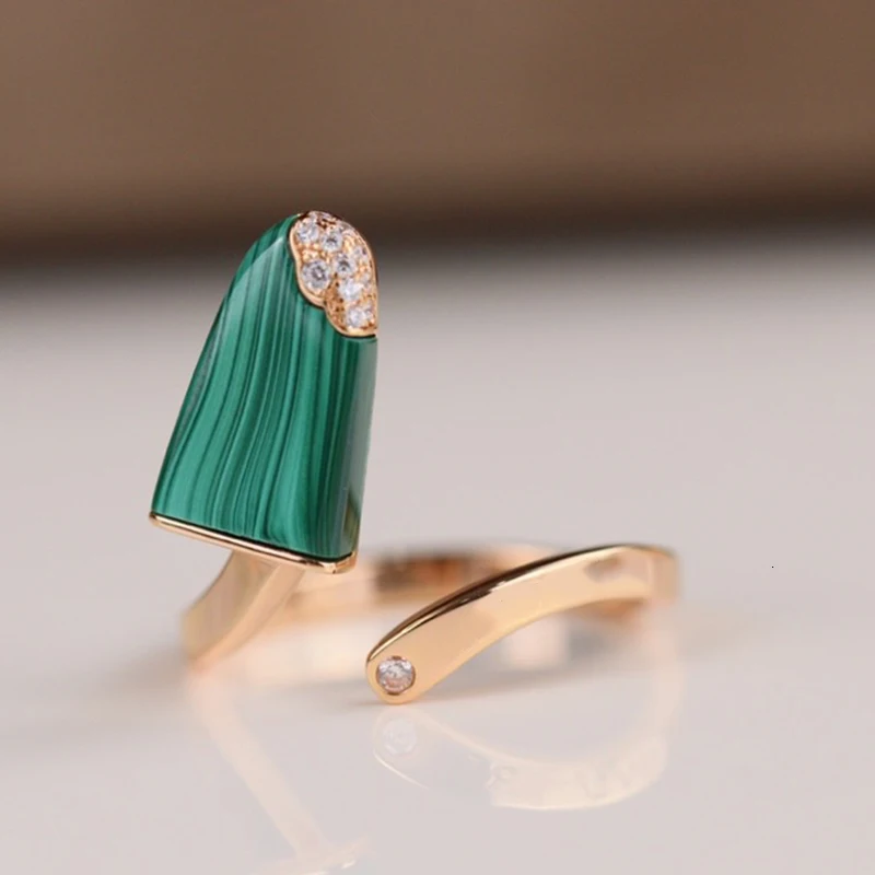 Кольца с натуральным агатом кольца драгоценным камнем опал ювелирные изделия из