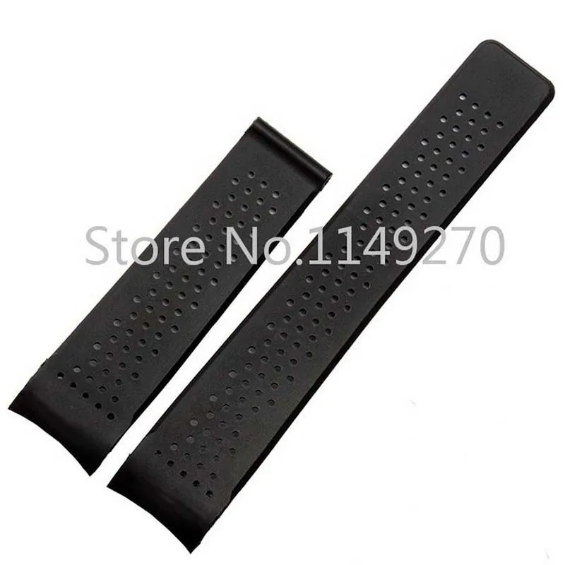 For TAG Wrist straps 22mm 24mm TOP Breathable swimming Rubber Watchband with Stainless Steel Deployment Buckle Watch BANDS