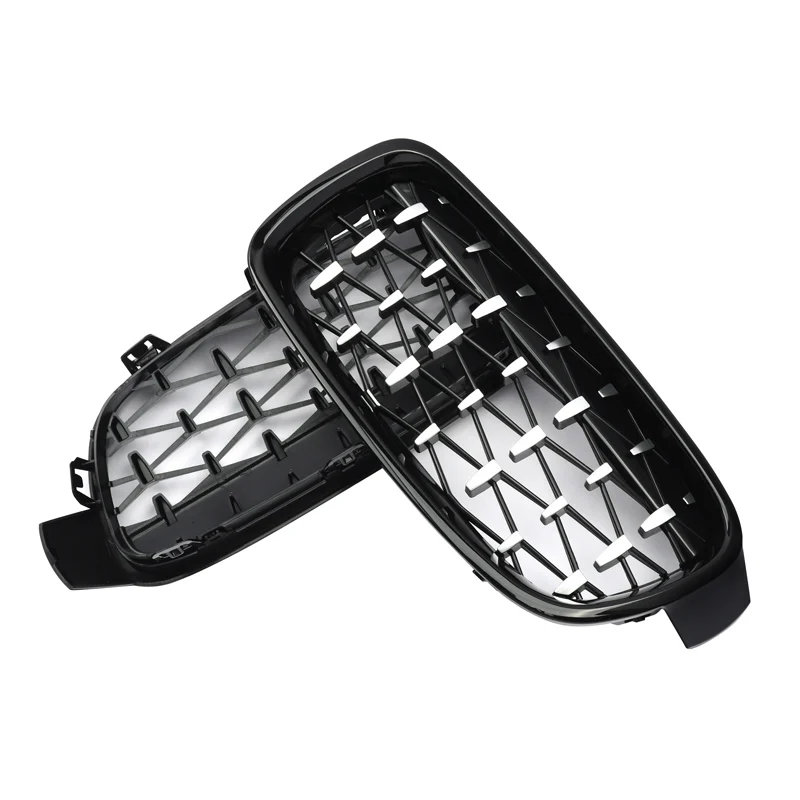 MagicKit стайлинга автомобилей гоночные решетки спереди почек Черный Запасные для BMW