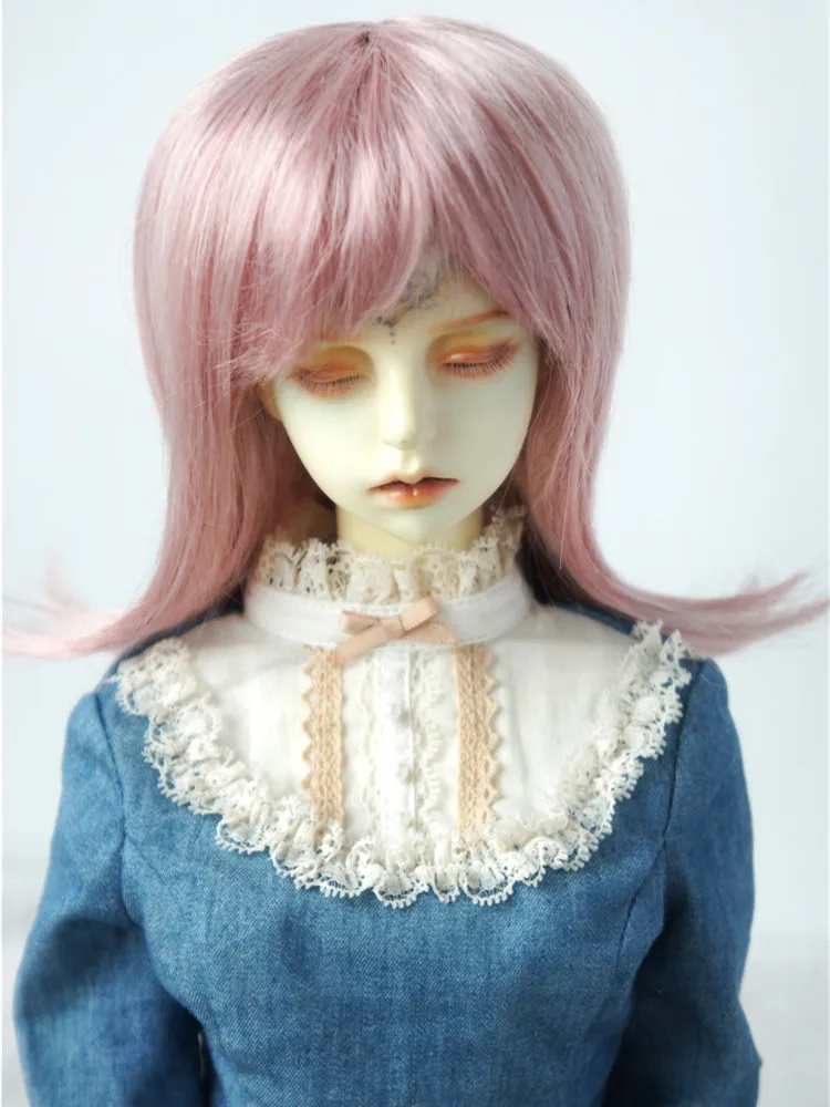 Full Sizes Doll Accessories  JD046  1/12 1/8 1/6 1/4 1/3 Mid Long Nature straight cut Synthetic mohair YOSD MSD SD DOD BJD wigs