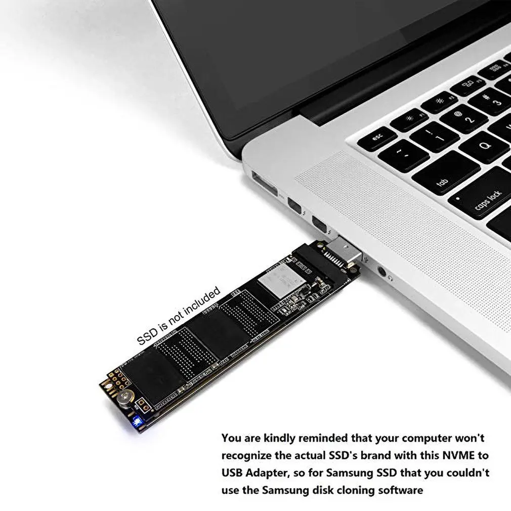 NVME M2 к USB3.1 M2 к USB3.0 жесткий диск M.2 NVME SSD к USB адаптер с высокой производительностью 10 Гбит/с USB3.1 Gen 2 мостовой чип