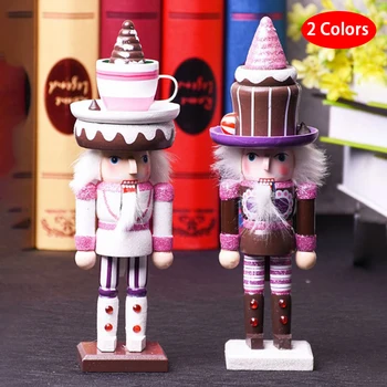 

New Year Decor Kids Doll 1Pcs 12cm Wooden Nutcracker Soldier Merry Christmas Decoration Pendants Ornaments for Xmas Tree Decor