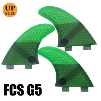 

quillas fcs surfboard fins G5 fins surf fcs Honeycomb Fibreglass surfboard-fins 3 pieces per set