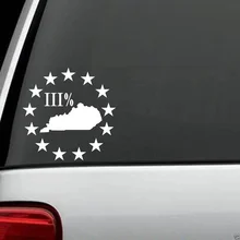 

For Kentucky 3 Percent State Decal Sticker for Car Truck SUV Van ATV Window Styling