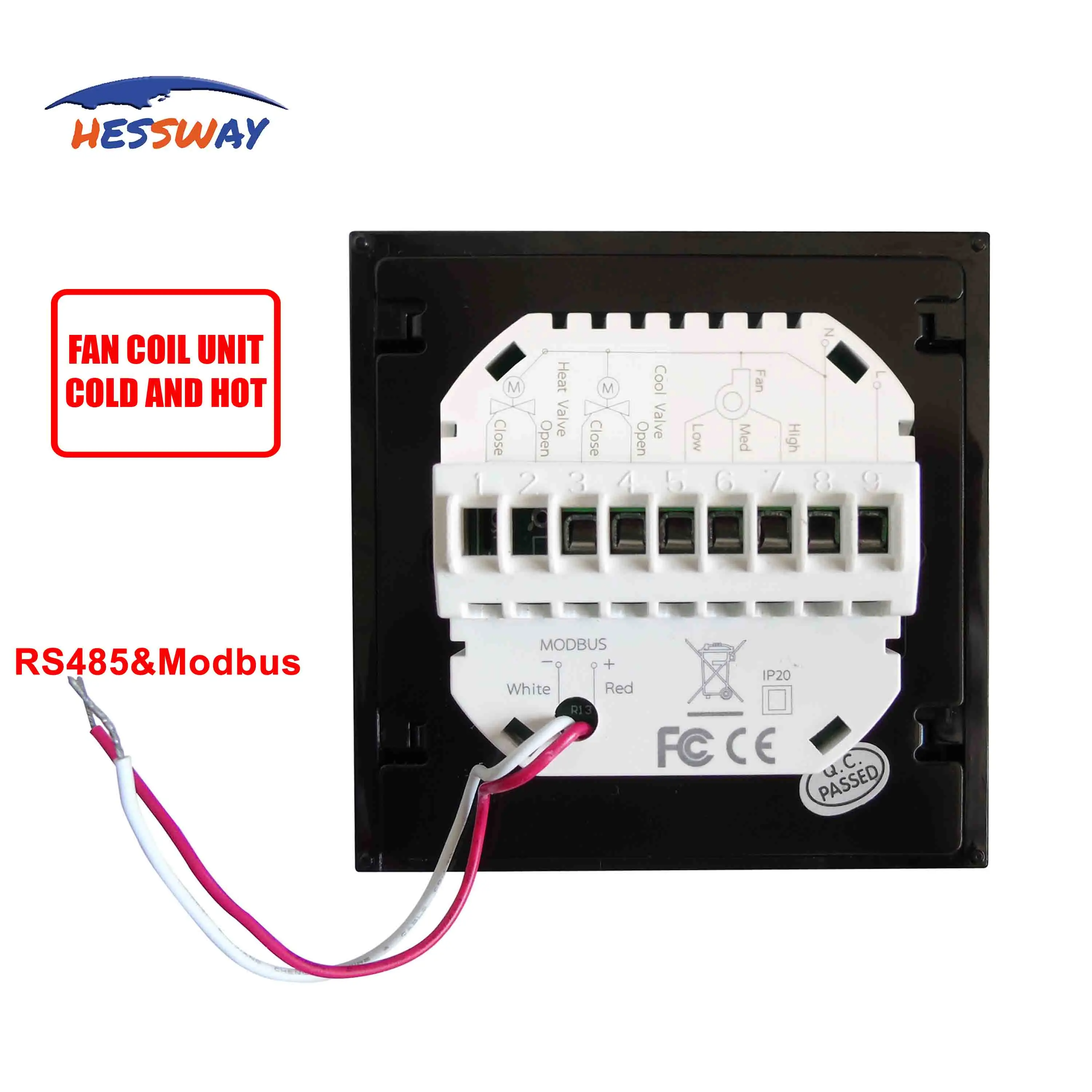 Дистанционный терминал HESSWAY RS485/MODBUS термостат 24 В для 2 труб 4 температура