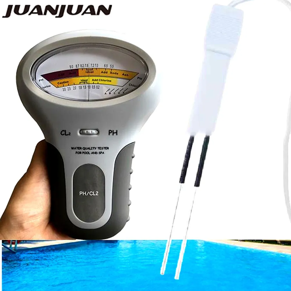 

PC-101 Chlorine Meter PH Meter Chloride Testers Chlorine PH 2 in 1 Meters CL2 Tester Water Monitor Quality Analysis Tool 30%