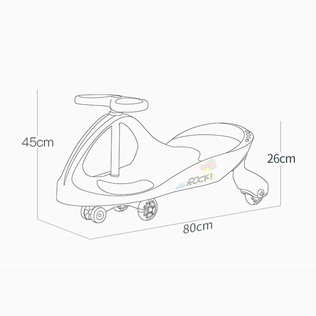Doki Toy New Arrival Baby Twist Car Children Yo-yo Toy Kids Swing Car Universal Wheel Anti Rollover 2022 6