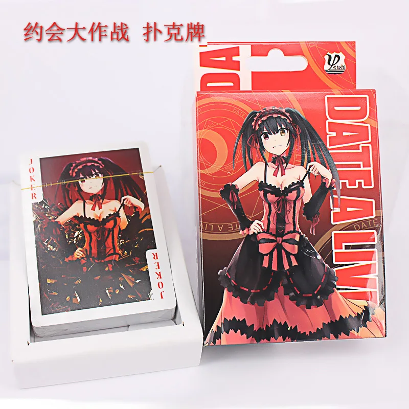 Карты для покера с аниме свиданием и прямой трансляцией настольные карты