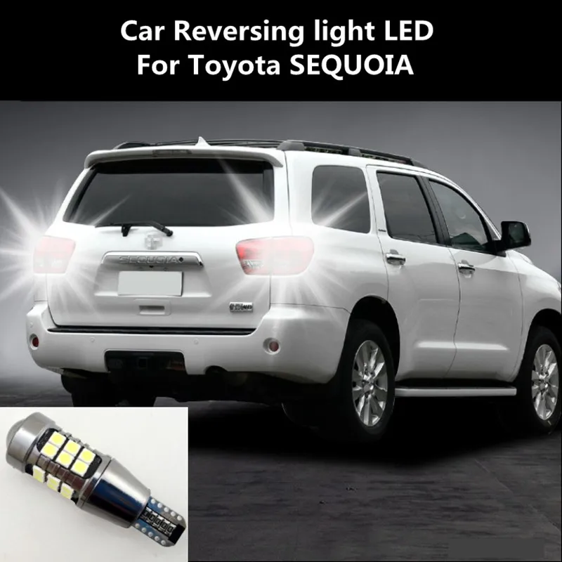 

Car Reversing light LED For Toyota SEQUOIA Retreat Assist Lamp Light Refit T15 12W 6000K SEQUOIA backup light modification