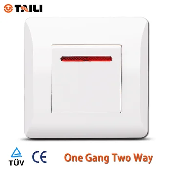 

TAILI EU standard one gang two way wall switch light switch TL0607