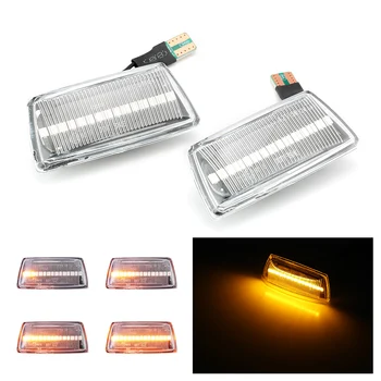 

For Opel Astra H Zafira B Corsa D Car LED Amber Turn Signal Light Eagle Eyes Light 2Pcs Auto Side Maker Blinker Car Accessories