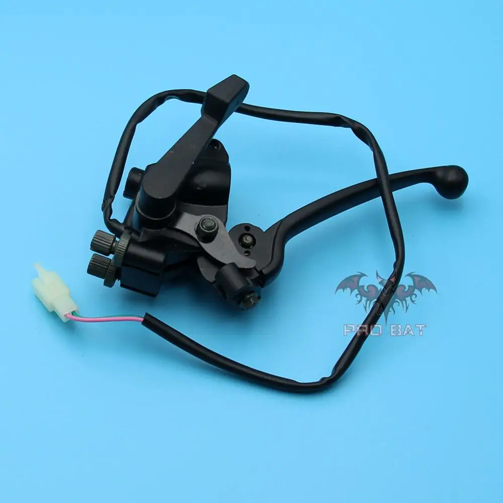 Right Thumb Throttle Brake Lever Dual Cable Mini Kids Quad Dirt