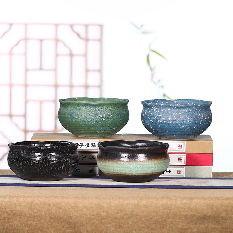 Korean Ins Succulent Green Plants Ceramic Flowerpot Retro Large