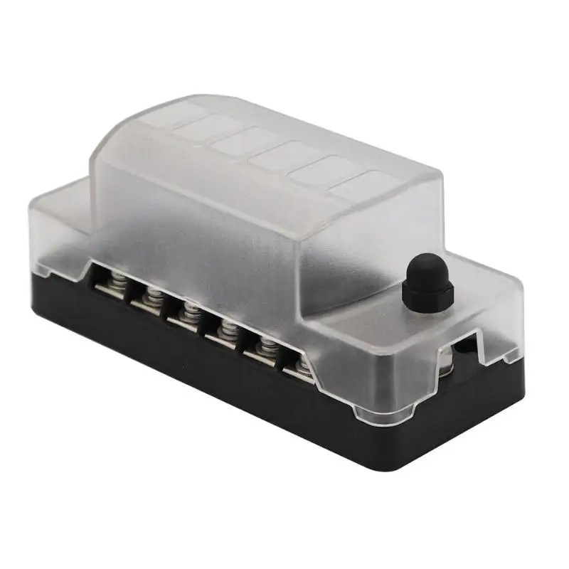 6 способ ATO ATC блок предохранителей с 6 ручным сбросом лезвия теплостойкость плавкий предохранитель выключатели