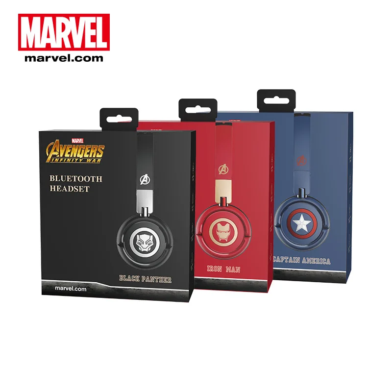 Disney Marvel original US captain mobile phone wireless Bluetooth headset stereo Bluetooth headset