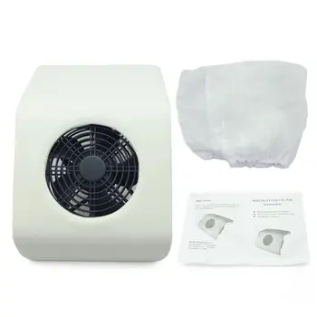 

COSCELIA Nail Dust Suction Dust Collector With 2 Dust Bag Nail Art Salon Equipment Vacuum Cleaner For Powerful Manicure Tools