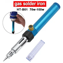 Газовый паяльник с регулируемой температурой, беспроводная сварочная ручка, горелка, бутановый дутый фонарь, паяльник, фена