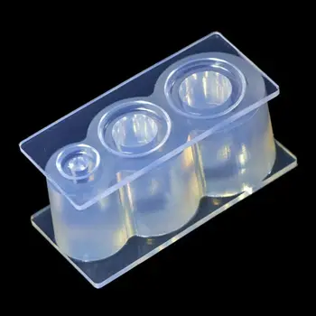 

Handmade Silicone Mold Resin Crafts Decorative DIY Hollow Bottle Cup UV Crystal Epoxy Molds G6DD