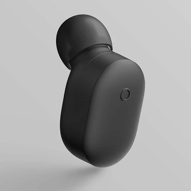 Оригинальные беспроводные мини наушники-вкладыши XIAOMI, bluetooth, ультралегкие наушники 4,5g, IPX4, водонепроницаемые наушники с микрофоном, bluetooth 4,1, гарнитура - Цвет: Черный