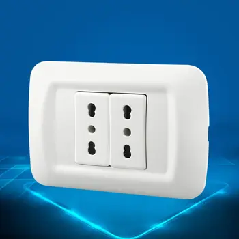 

16A Standard Decor Outlets with Wall Plates, Decorative Duplex Electrical Recept