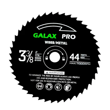

89mm 10mm Hole 44Teeth Circular HSS Saw Blade Cutting Discs Wheel for Dremel Rotary Tool Electric Grinding