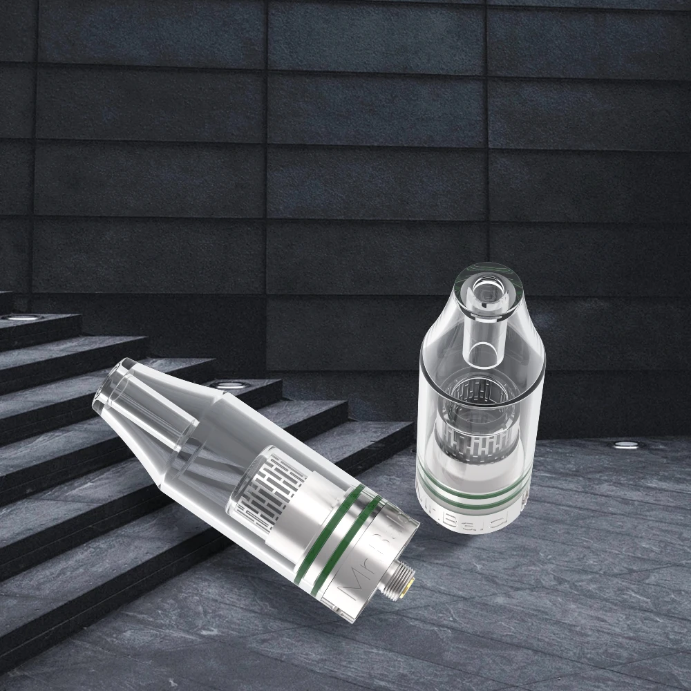 

New Atomizer Tank Fence Heating System Wax Oil Dry Herb Shatter Vaporizer Thread 510 Pure Taste Quartz For Dab Pen Vaper Box Mod