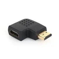 תואר זווית כדי זכר נקבה מתאם HDMI מחבר, 90 תואר שמאל / ימין זווית ו -270 לתואר PC / טלפון HD Extender HDMI Adapte (2)