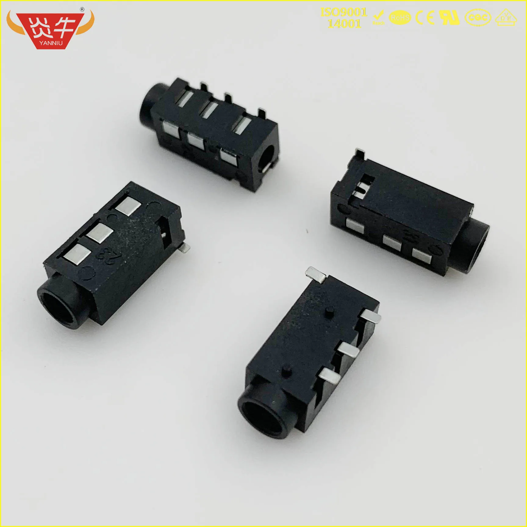 

PJ320D 4PIN 3+1PIN 3.5mm SMD SMT FEMALE AUDIO SOCKET HEADPHONE CONNECTOR HEADPHONE SOCKET TWO CHANNEL CONNECTOR PJ-320D