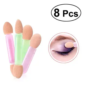 

8 Pcs Brush Random Color Double-Headed Practical Sponge Eyeshadow Brush Eyeshadow Makeup Brush for Store Travel Home