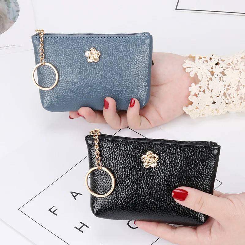 Buy Wholesale China Coin Purse Wholesale Ladies Pu Leather Coin Purse  Keychain Key Pouch Ladies Mini Wallet & Coin Purse at USD 0.78