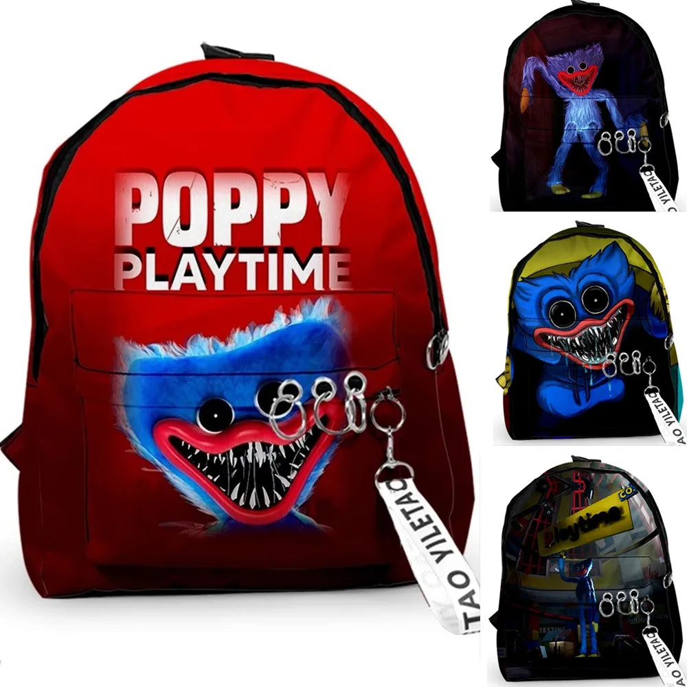 Популярный школьный ранец для мальчиков и девочек с принтом игры Poppy Play Time сумка