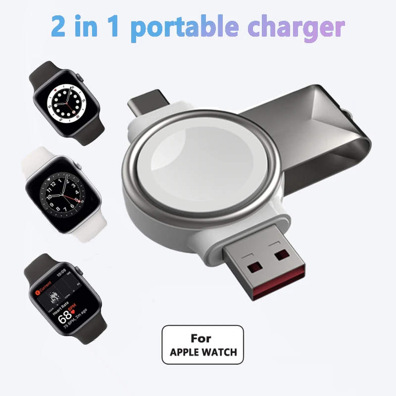 New Wireless Charger for Apple Watch 7 6 SE 5 4 3 2 1 iWatch